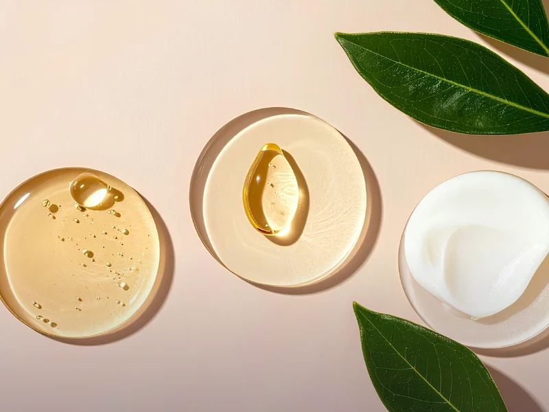 Skincare and beauty products representing an online beauty brand e-commerce SEO case study