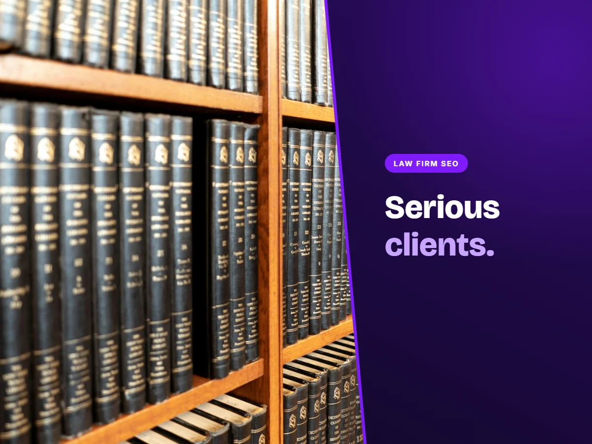 Law books on an office shelf representing SEO for law firms in Pakistan