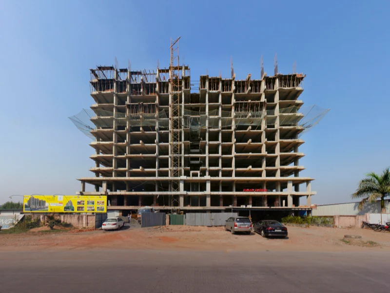 Residential building under construction representing SEO for real estate developers in Rawalpindi