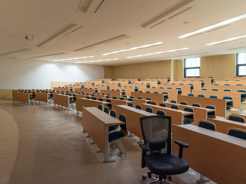 College lecture hall in Faisalabad representing SEO for schools and colleges
