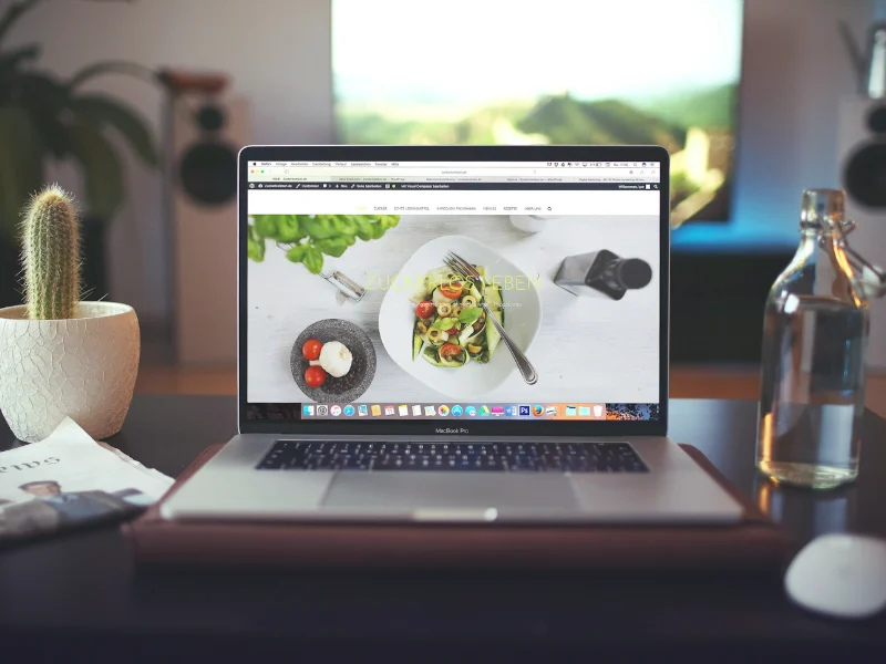 Online store open on a laptop representing Shopify SEO in Pakistan