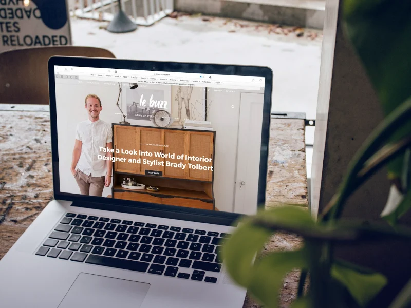 WordPress website on a laptop representing WooCommerce store SEO